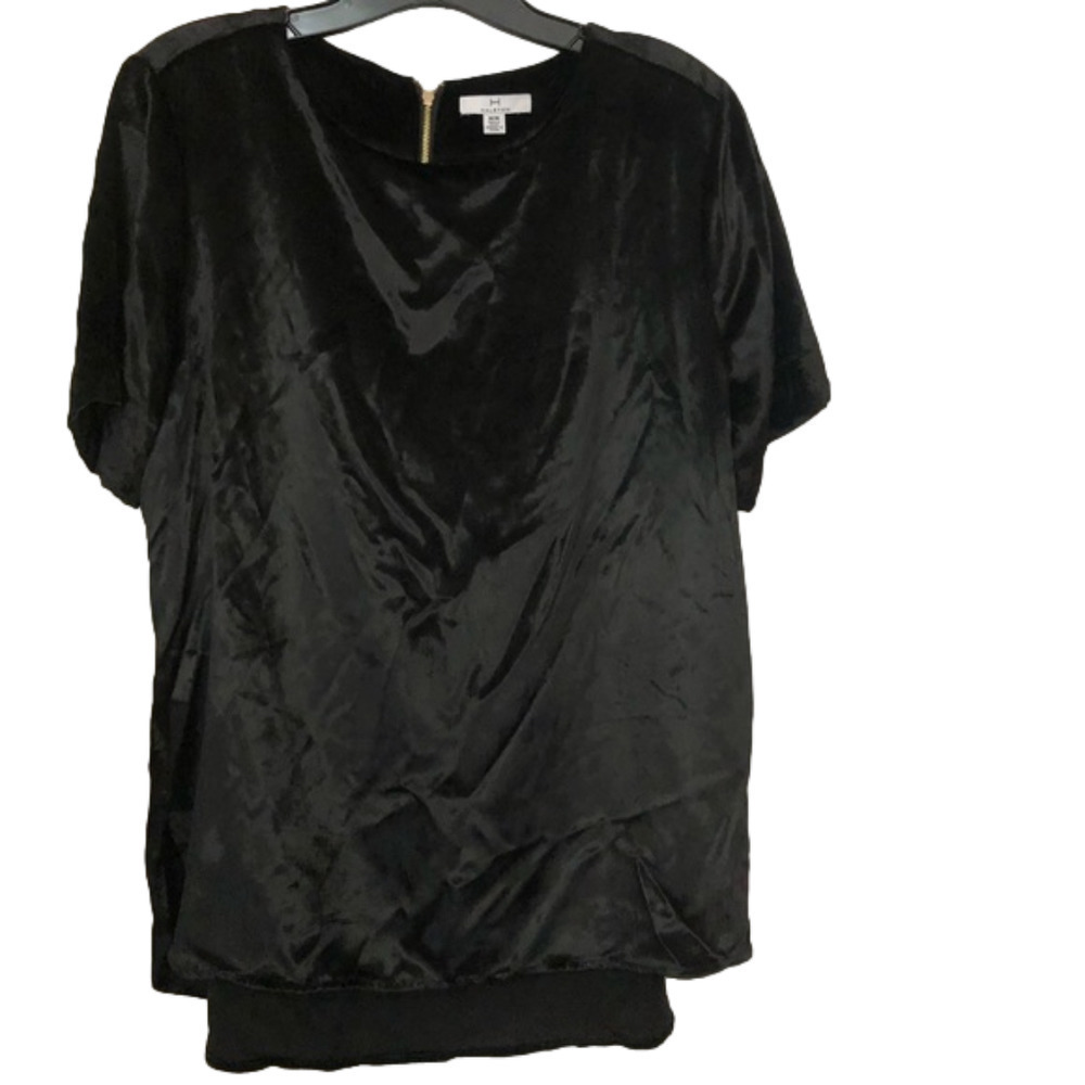 Halston High Lo Short Sleeve, NWT